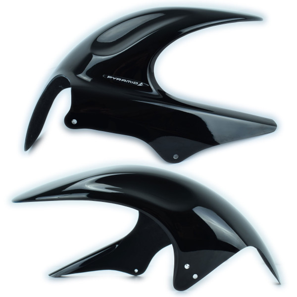 Pyramid Plastics Pyramid hugger | gloss black | kawasaki klv 1000 2004>2006